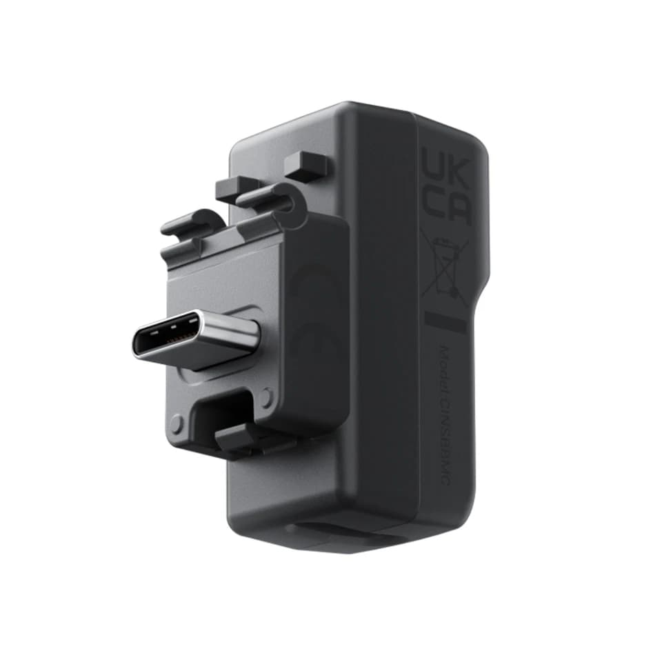 Cynova Mic Adapter for Insta360 One X4 External Microphones Type-C and 3.5mm Audio Ports