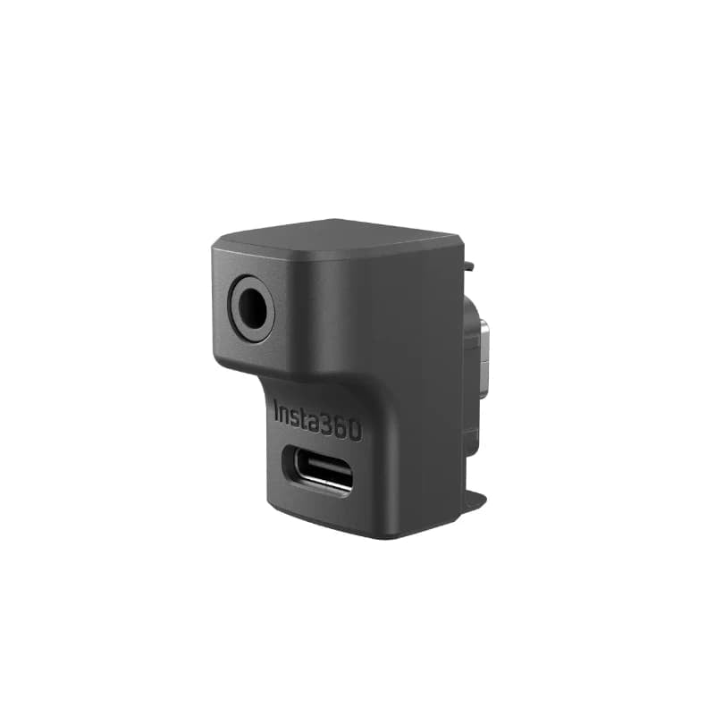 Mic Adapter for insta360 Ace pro 2/ Ace Pro, 2 in 1 Audio Mic and Charging Adapter Mount Accessories