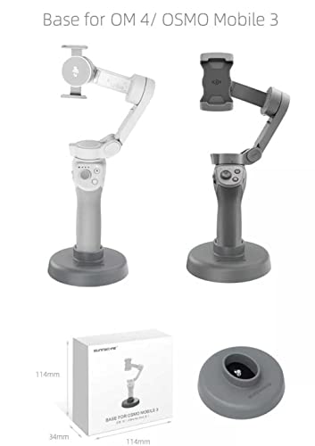 Sunnylife Support Base for Osmo 3 & Om 4 Compatible with DJI Osmo 3 & Om 4 Round Base Support Accessories GetZget