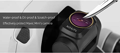 Sunnylife Filter for DJI Mavic Mini/Mini 2/ Mini SE Accessories ND4PL+ND8PL+ND16PL+ND32PL (4 in 1 Set)