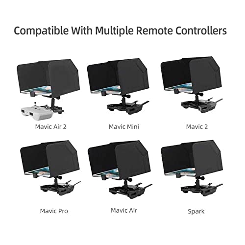 Tablet/iPad Holder with Sun Hood 2 in 1 For DJI Mini 2/ Mavic Air 2/ Mavic Air2s/ Mavic Mini/Mavic Air/Mini 3 pro Remote Controller