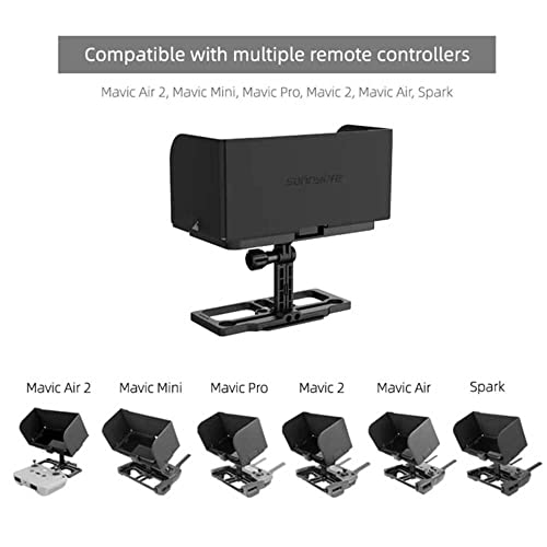 Mobile Phone Holder with Sun Hood For DJI Flip /Neo /Mavic Mini /Mini 2/3/3Pro/Mavic Air 2/2s / Mavic 3 Remote Controller Accessories
