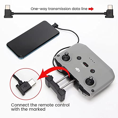 Controller Data Cable for DJI Mini 2, Air 2S, Mavic 3, Avata, Pocket (15cm) (view 3)