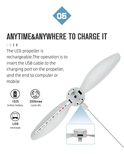 LED Flash Propellers for DJI Mini 2 (view 4)