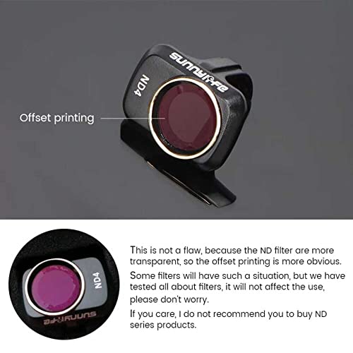 Sunnylife ND Filters Set for DJI Mavic Mini/Mini 2/ Mini SE Drone MCUV+CPL+ND4+ND8