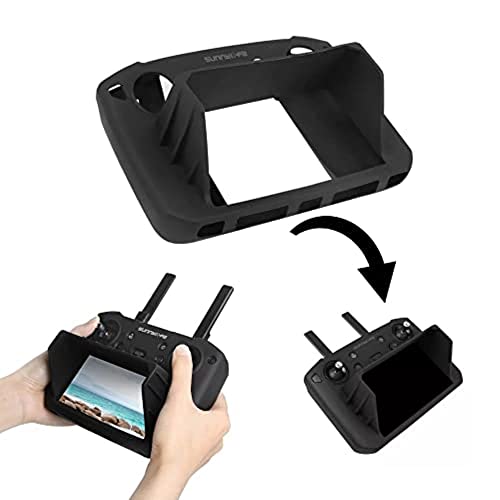 Silicone Cover with Sun Shade Hood for DJI Mavic 2/Air 2S Smart Remote Controller Cover with Sunhood Accessories GetZget