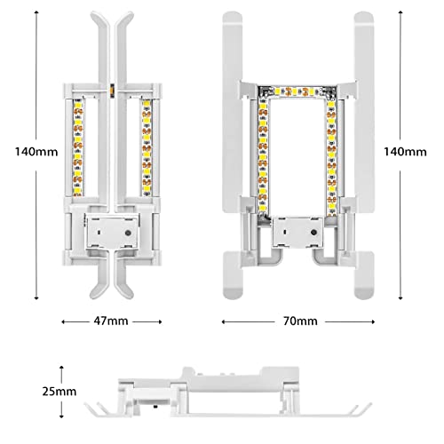 LED Height Extender for DJI Mini 2 Foldable Landing Gear Night Flight Lights for DJI Mavic Mini 2/DJI Mavic Mini Accessories(NO Drone) GetZget