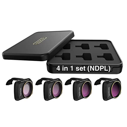 Sunnylife Filter for DJI Mavic Mini/Mini 2/ Mini SE Accessories ND4PL+ND8PL+ND16PL+ND32PL (4 in 1 Set)