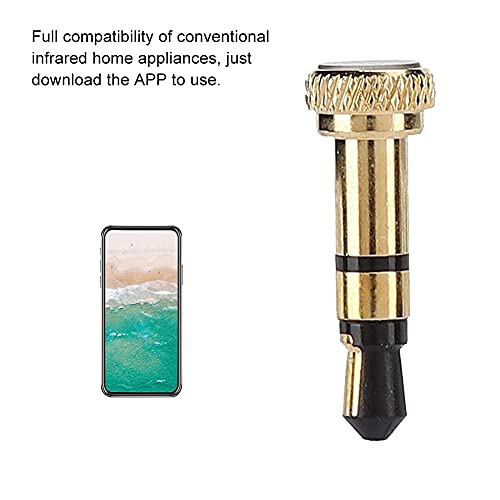 Mini Smartphone IR Remote Controller Adapter for ios Smart Phone Mini Infrared Universal Control All in One Air Conditioner/TV/DVD/STB (Jack for ios-Lightning)
