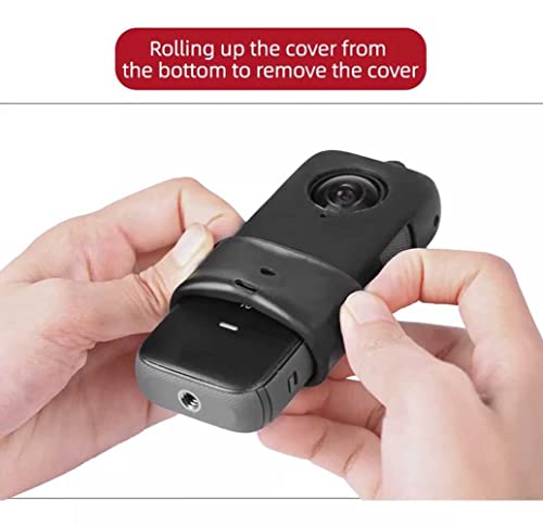 Sunnylife Silicone Body Cover + Lanyard for Insta360 One X2 (Black) (view 4)