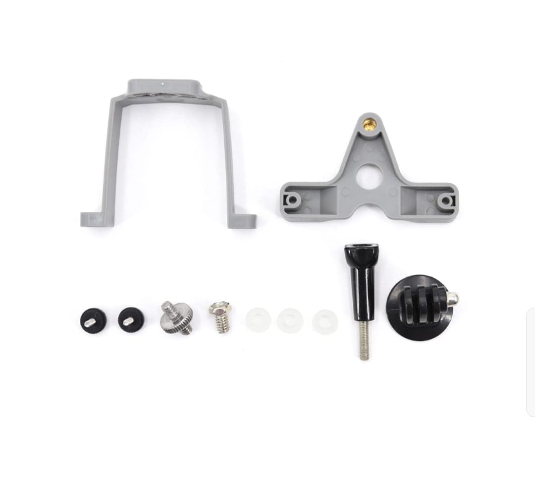 Multifunctional Camera Mount Compatible with DJI Mavic Air 2/ Air 2S Action Camera Mount Use with Gopro/ Insta360/ Searchlights/ W49 Led Lights GetZget