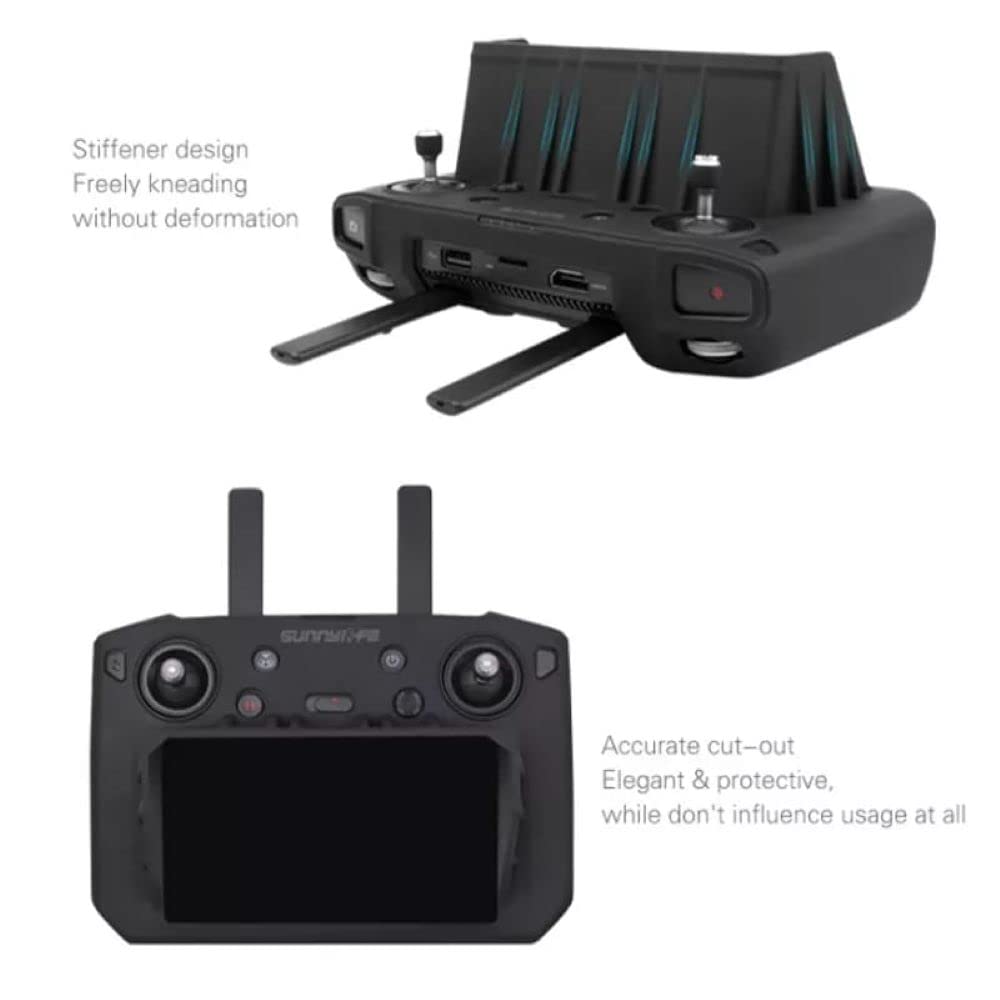 Sunnylife Silicone Cover with Sunshade Hood Compatible with DJI Smart Controller RC pro for DJI Mavic 3 GetZget