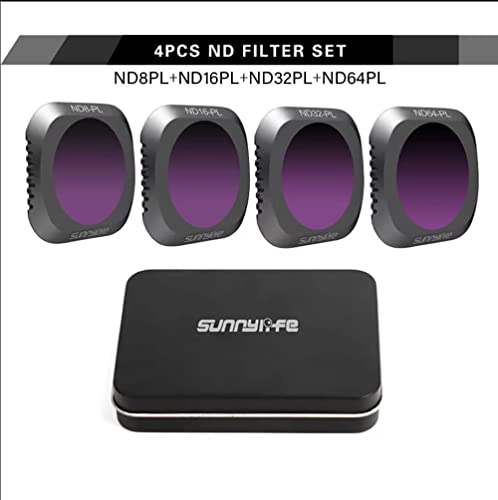 Sunnylife Filters Set Compatible with DJI Mavic 2 Pro ND Filters Accessories (4 in 1 Set(NDPL)) GetZget
