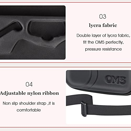 Carrying Case for Om 5 for DJI Om 5 Mobile Gimbal Bag Carrying Gimbal and Accessories GetZget