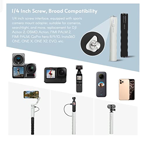Handle Grip Holder with Power Bank 6000Mah For Action Camera