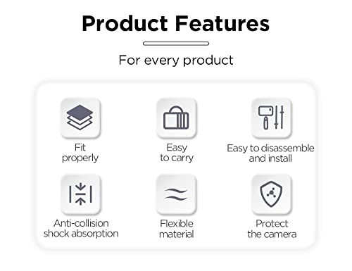 Silicone Cover for DJI Osmo Action Protective Scratch Proof Case Black GetZget