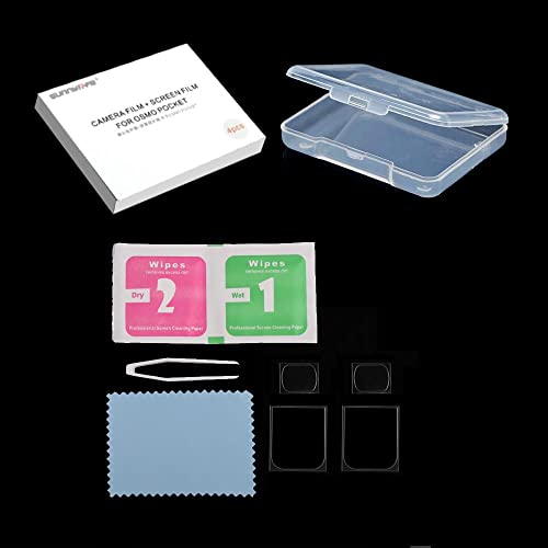 Camera Film+ Screen Film For Osmo Pocket/Osmo Pocket 2 Screen Scratch Guard Protection Accessories(Pack Of 2 Films) GetZget GetZget