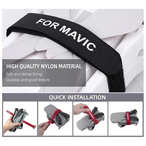 2pcs Propeller Velcro Fixing Strap For DJI Drone Propellers Holder GetZget