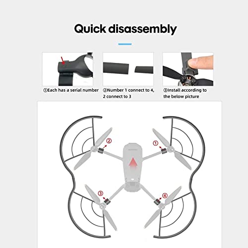 Props Guard For DJI Mavic 3 Propeller Guard Accessories (Prop Guard Type 2) GetZget