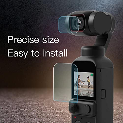Camera Film+ Screen Film For Osmo Pocket/Osmo Pocket 2 Screen Scratch Guard Protection Accessories(Pack Of 2 Films) GetZget GetZget