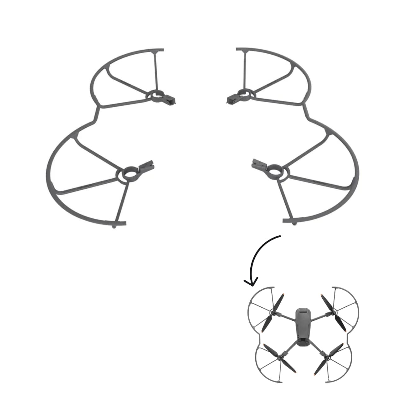 Propeller Guard For DJI Mavic 3 Propeller Guard Accessories(Prop Guard Type 1) GetZget