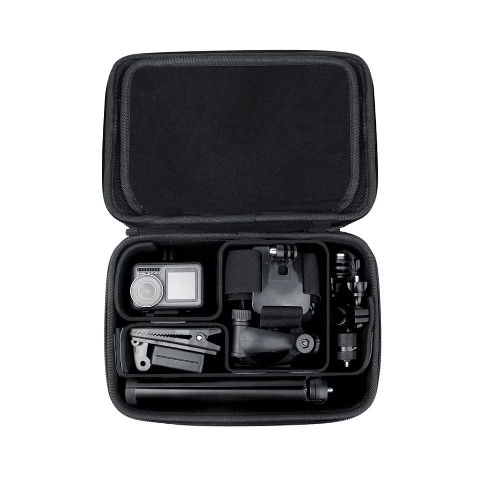 Carrying case Bag for Action 2 and Accessories for DJI Om 5/ Osmo Action/ insta360 Onr R/ Hero Gopro Camera/Multipurpose DIY Carrying Case Bags GetZget