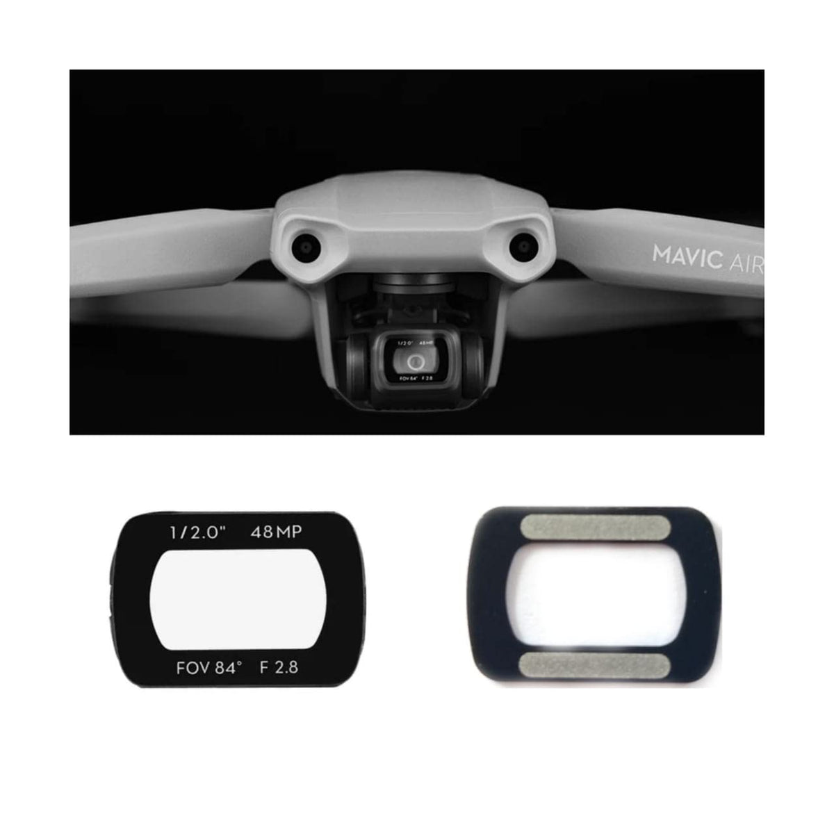 Gimbal Camera Lens Glass for DJI Mavic Air 2 (Replacement Part)
