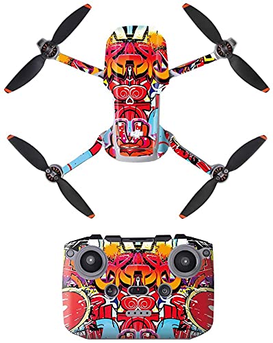 Drone & Remote Controller Decal Vinyl Skins Cover Scratch-Proof Skin Sticker for DJI Mavic Mini 2 Accessories GetZget