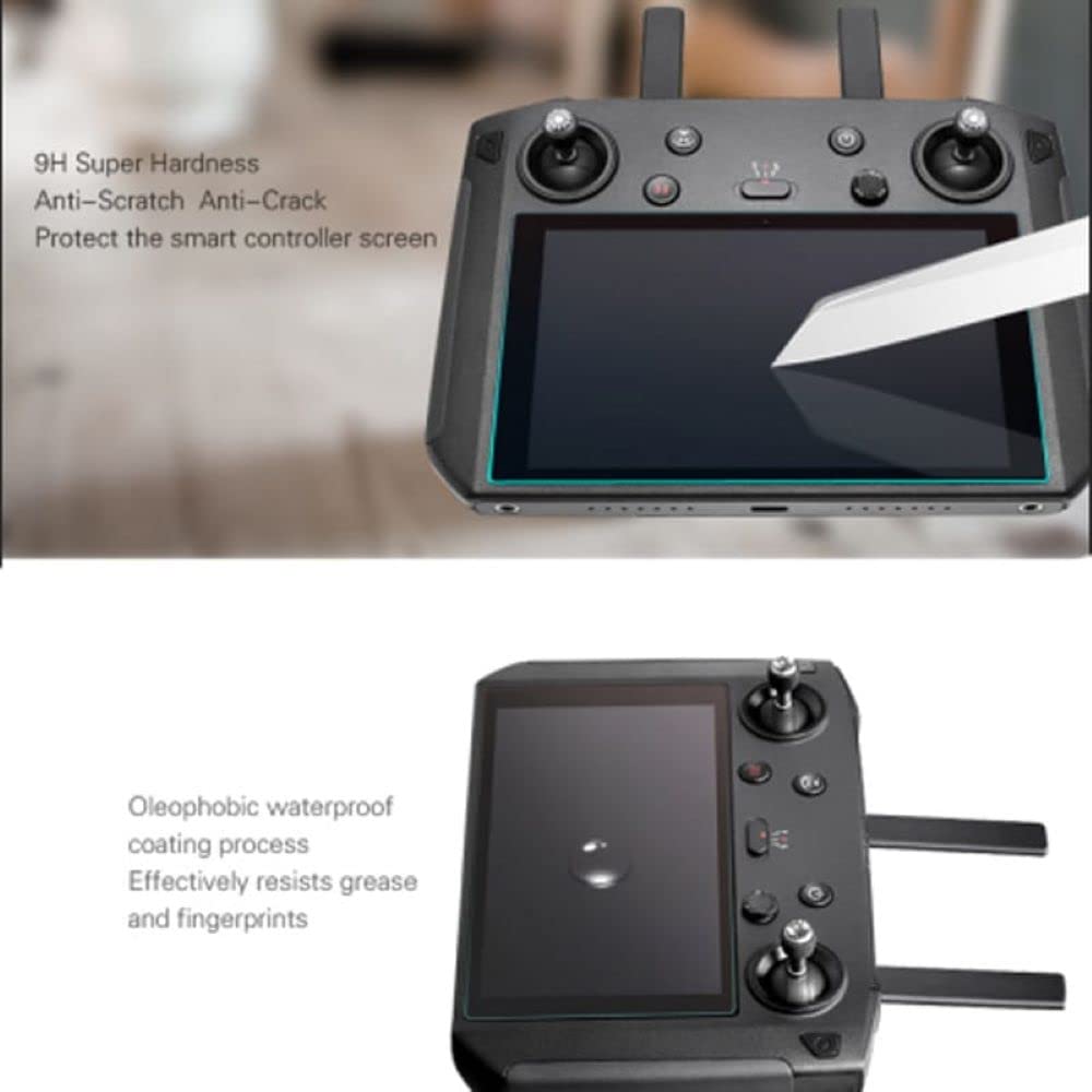 Tempered Glass Scratch Guard for DJI Smart RC and RC Pro Remote (Pack of 2) (view 5)