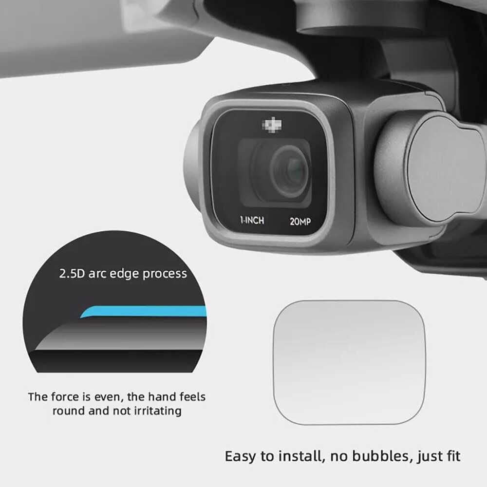 Scratch-Proof Tempered Glass for DJI Air 2S Gimbal Lens (2 Pieces) (view 5)