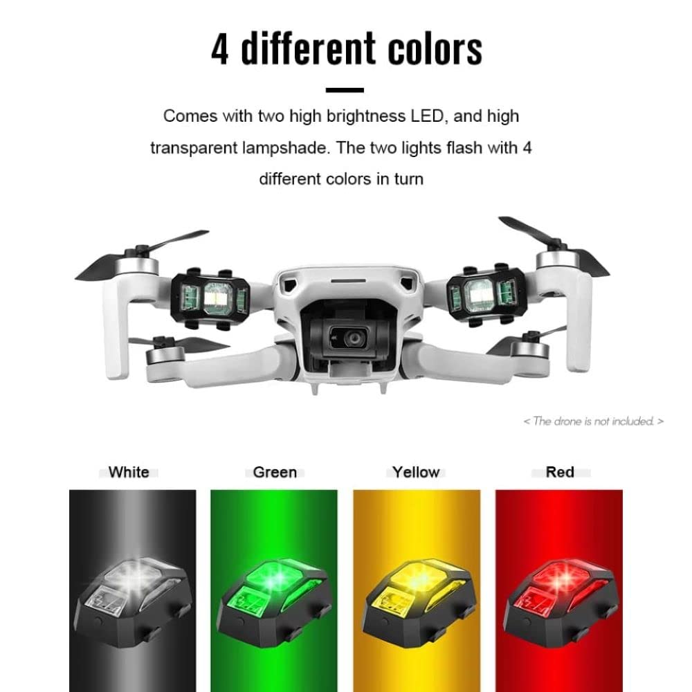 Strobe Light For Dji Mini 3 Pro/ Mavic Mini/ Mini 2/ Fpv/ Air 2 & Air 2/ Mavic 3/ Mavic 3 Classic/Neo GetZget