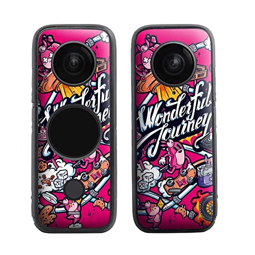 Sunnylife Stickers for insta360 One X2 Decals PVC Skin Combo Set 2 Different Skins in a Pack GetZget