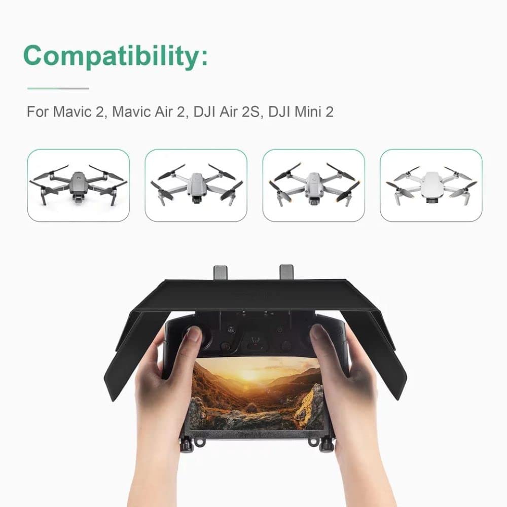 Foldable Sunshade for DJI Smart Controller (Mavic 2 Pro, Air 2S, Air 2) (view 5)