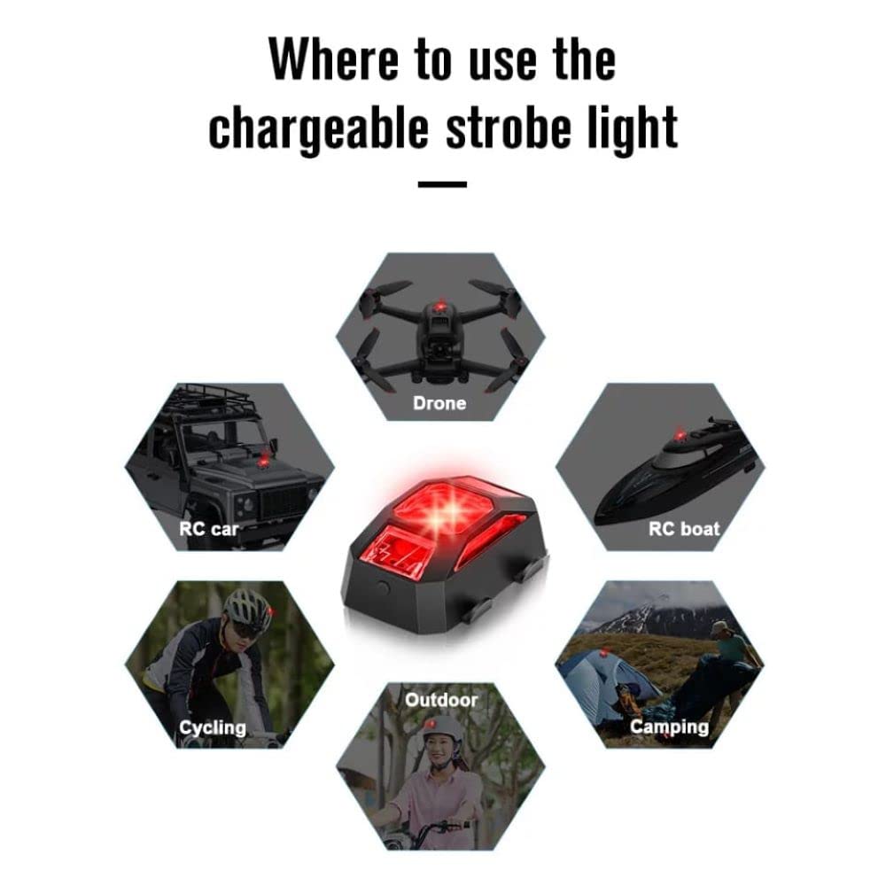 Strobe Light For Dji Mini 3 Pro/ Mavic Mini/ Mini 2/ Fpv/ Air 2 & Air 2/ Mavic 3/ Mavic 3 Classic/Neo GetZget