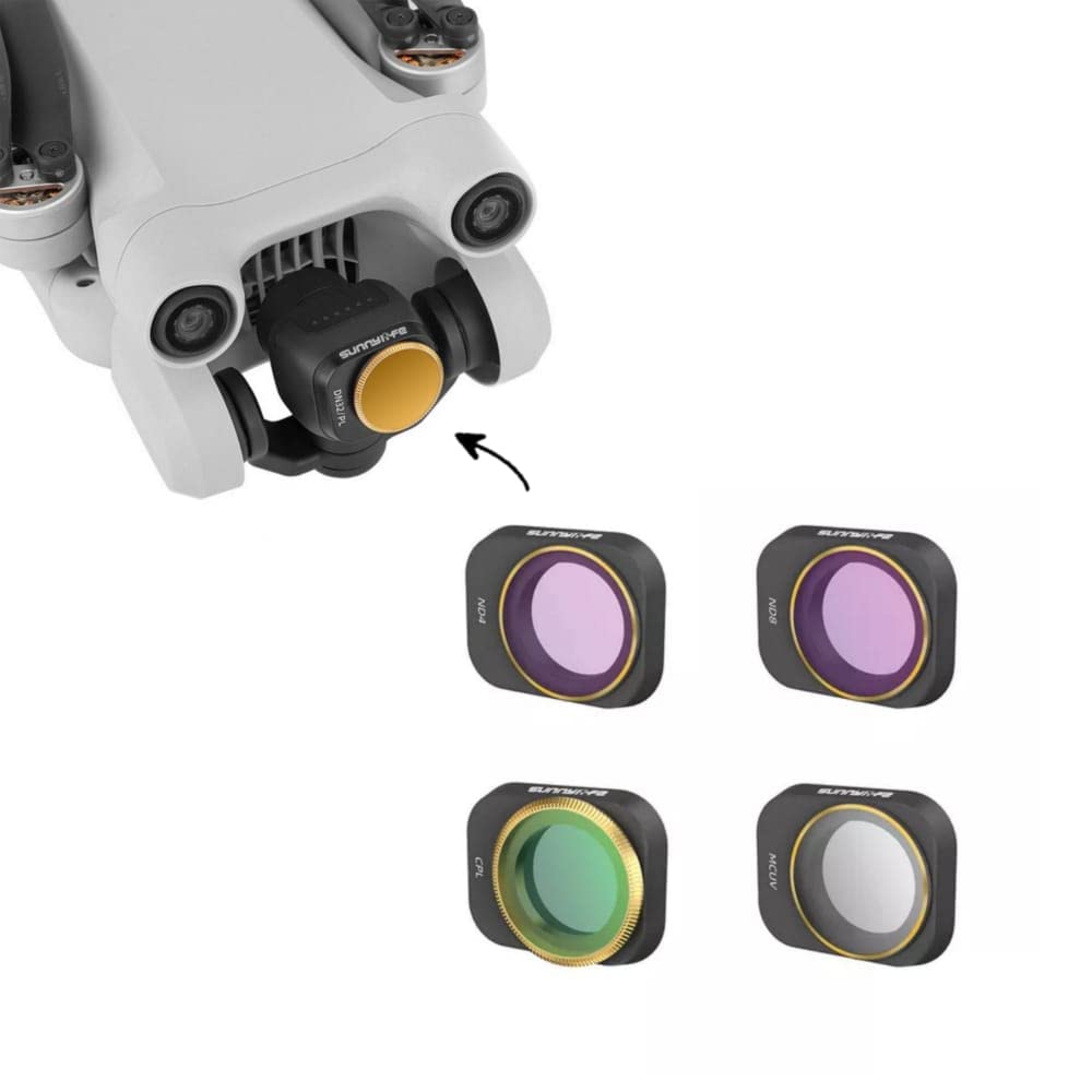 Mix Filters 4 in 1 Mix Set For DJI Mini 3 Pro MCUV+CPL+ND4+ND8 GetZget