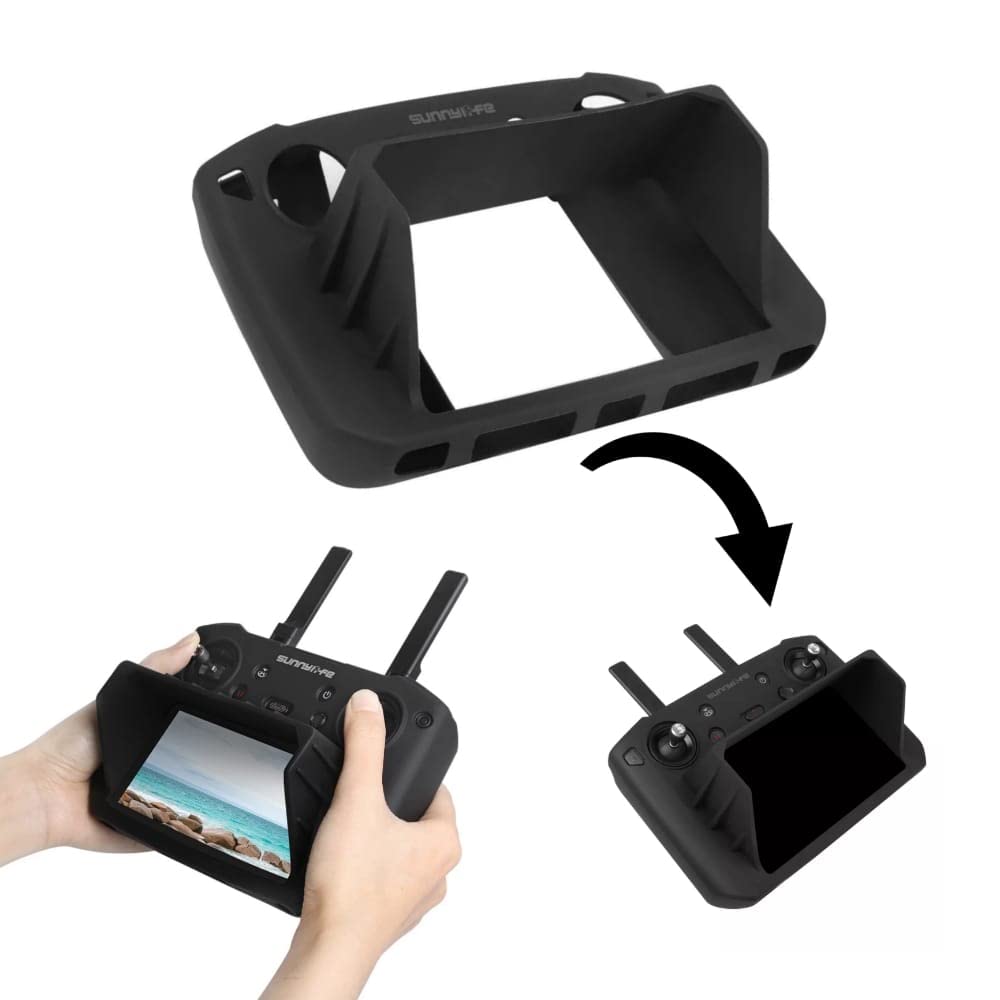 Sunnylife Silicone Cover with Sunshade Hood Compatible with DJI Smart Controller RC pro for DJI Mavic 3 GetZget
