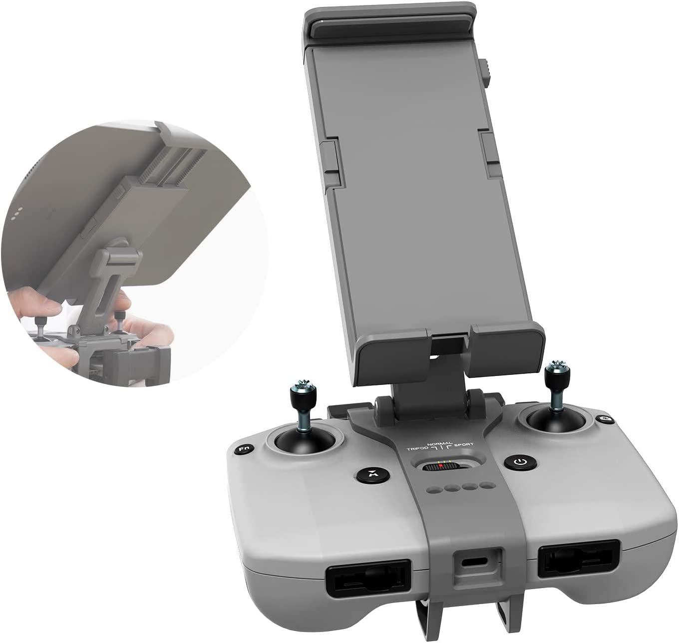Tablet Holder for DJI Mavic 3/Mini 3 Pro/Mavic Air 2S, Mini 2 Tablet/ IPad Mount, Adjustable Mount holder For N1RC GetZget