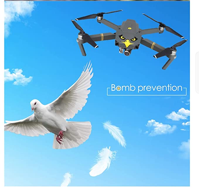 Stickers For Bird Attack Prevention for DJI Mavic 3 Classic / Mini 3 Pro/ Mini/ Mini 2/ Mavic 2 pro, Mobile Phone, Laptop (1 Pair) GetZget