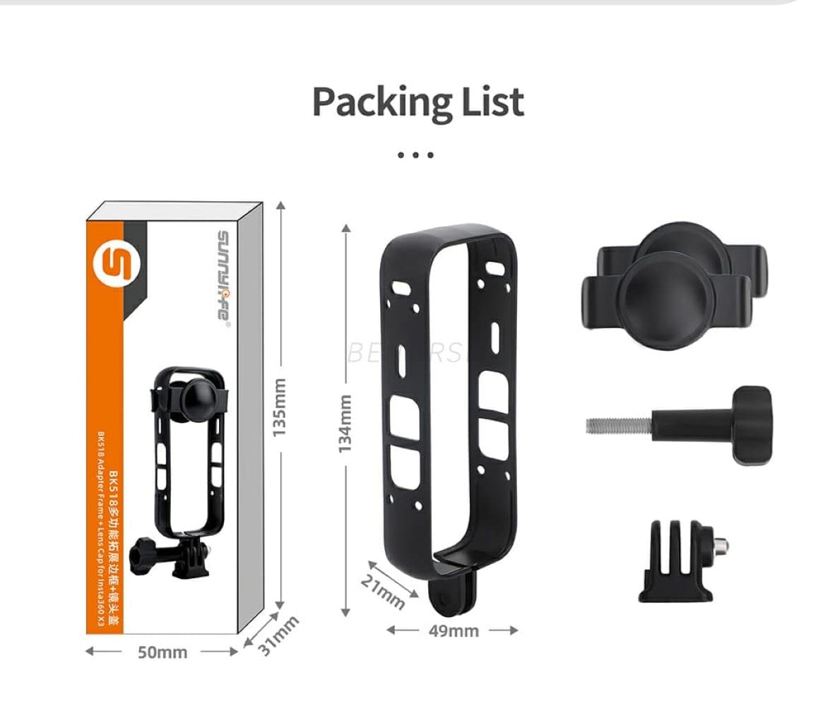 Bracket for Insta360 One X3 Action Camera Protective Accessories GetZget