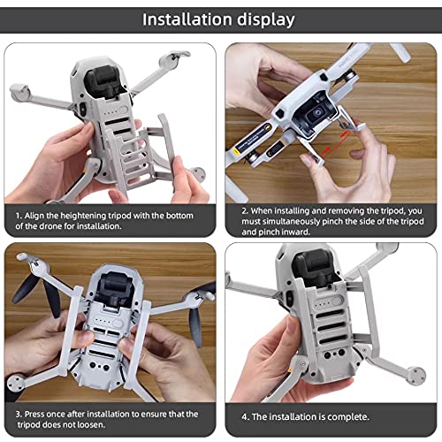 Height Extender For DJI Mavic Mini/ Mini 2/Mini SE Landing Gear Accessory(NO Drone) GetZget