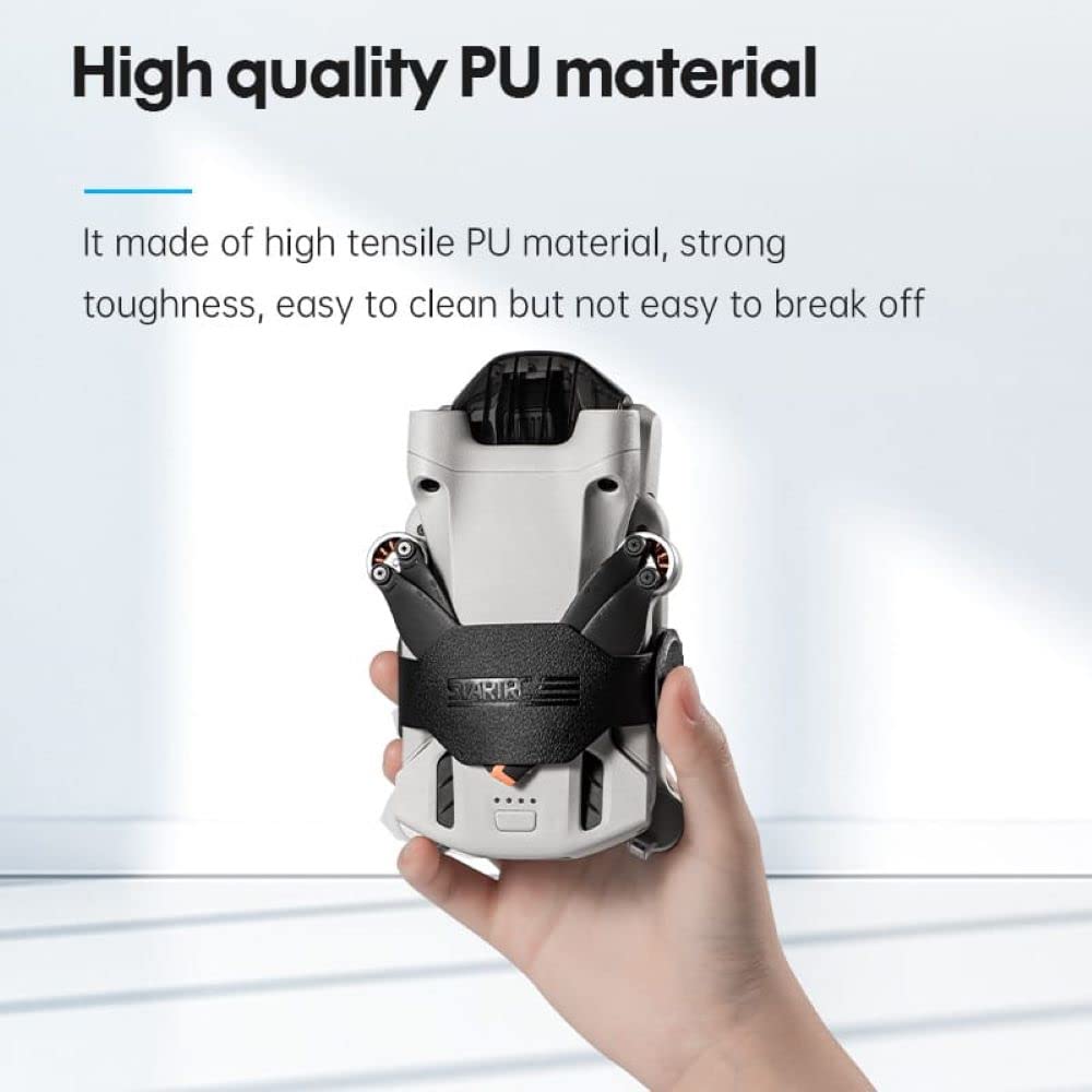 Mini 3 Props Holder For DJI Mini 3 Pro Propeller Holder PU Leather Strap Holding Accessories GetZget