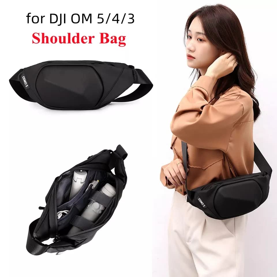 Multi-Purpose Stylish Waist Bag Fanny Pack For Men & Women Travel/ Trekking/ Sports/ Fashion Waterproof Also Compatible With Om 5/ Om 4 SE/ Osmo 3 and other Gimbals GetZget