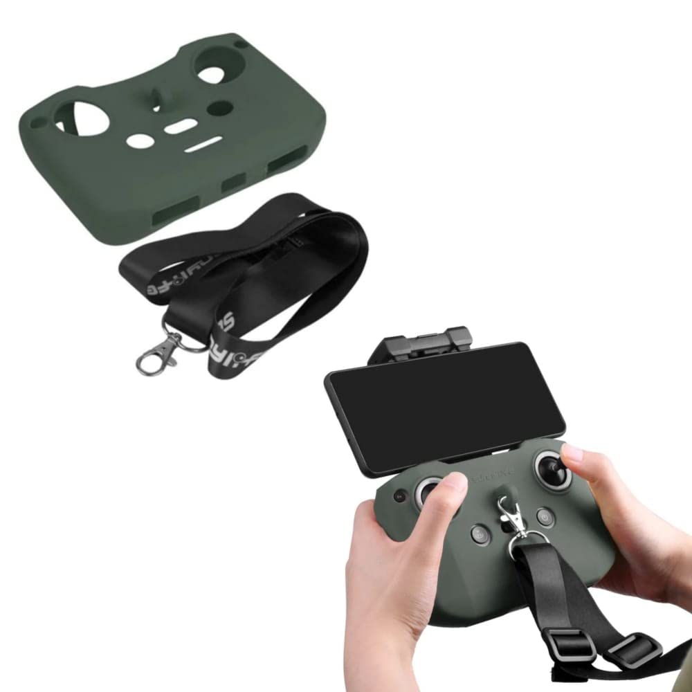 Silicone Protective Cover with Lanyard Strap For Dji Flip /Neo / Mini 3 /3 Pro/ Air 2 & Air 2 s/ Mavic 3/ Mini / Mini 2 /2Se Remote GetZget