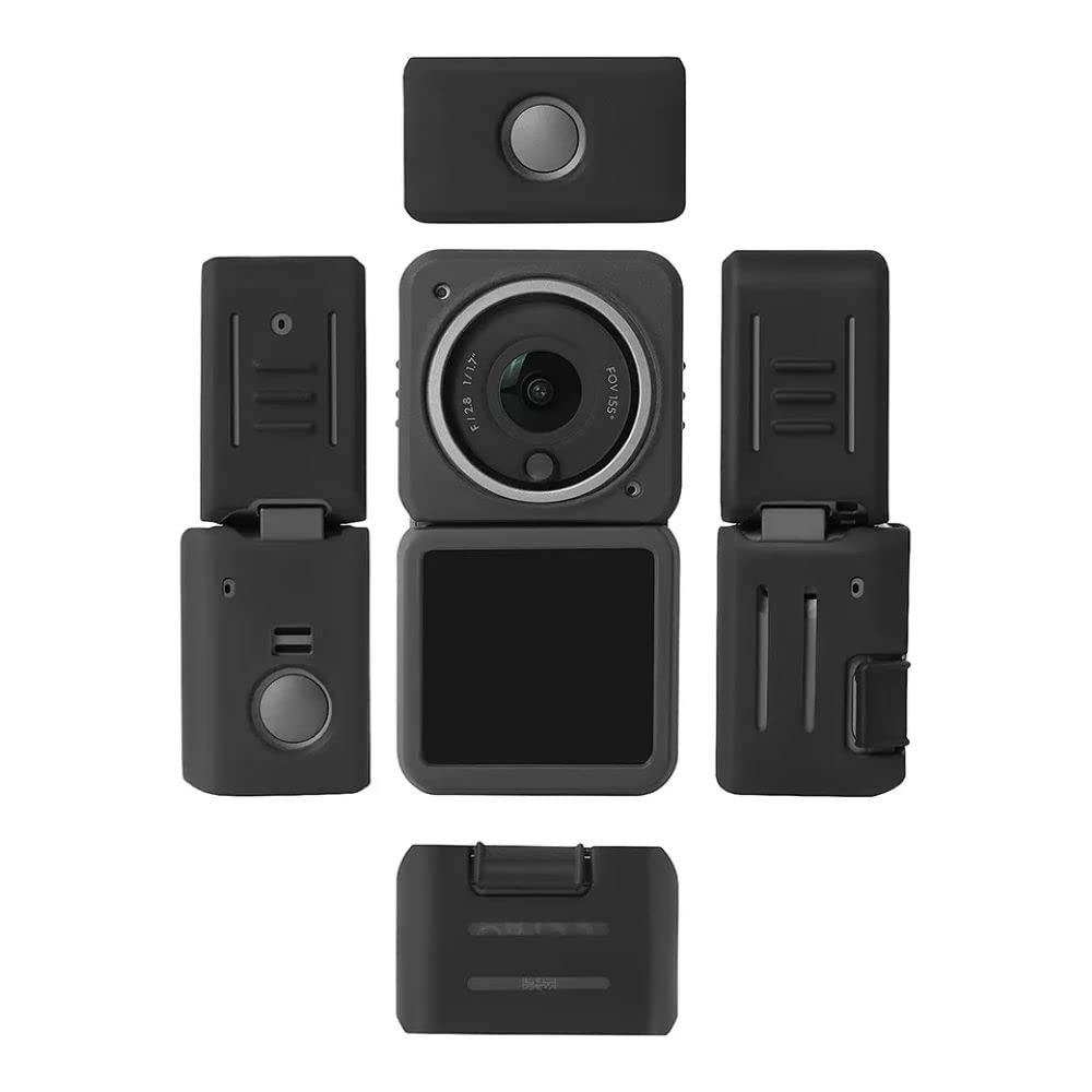 Silicone Cover Case for DJI Action 2 Camera Protective Dust/Scratch Proof Accessories GetZget