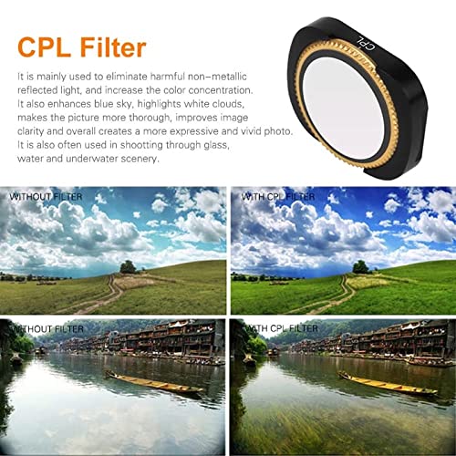 Lens Filters Combo for DJI Osmo Pocket & DJI Osmo Pocket 2 Nd Filters (6 in 1 Set(MCUV, CPL, ND4, ND8, ND16, ND32)) GetZget