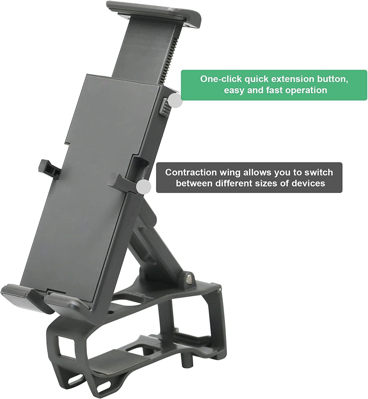 Tablet/iPad Holder for DJI RC-N1/N2/N3 (Flip, Neo, Mini 3, Air 2S, Mavic 3) (view 3)