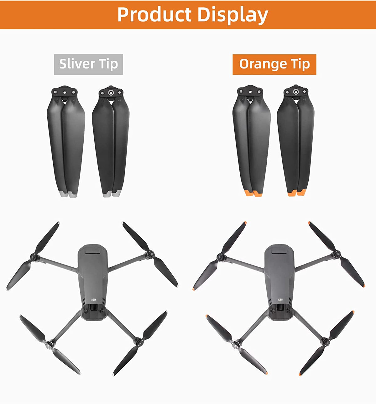Low-Noise Propellers for DJI Mavic 3, 3 Pro and 3 Classic (Full Set) (view 3)