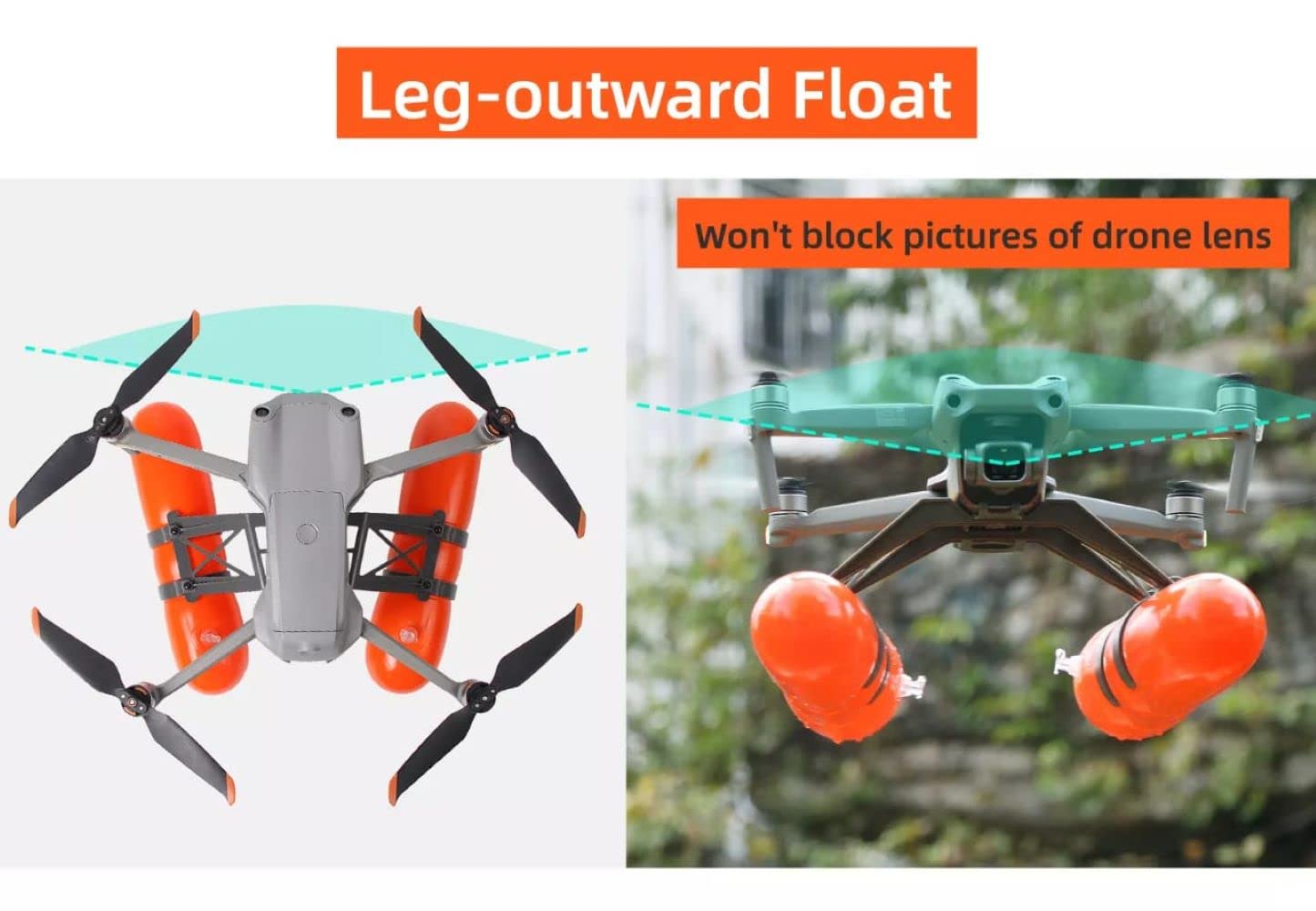 Water Floating Landing Gear Height Extender For DJI Mavic Air 2/ Air 2S