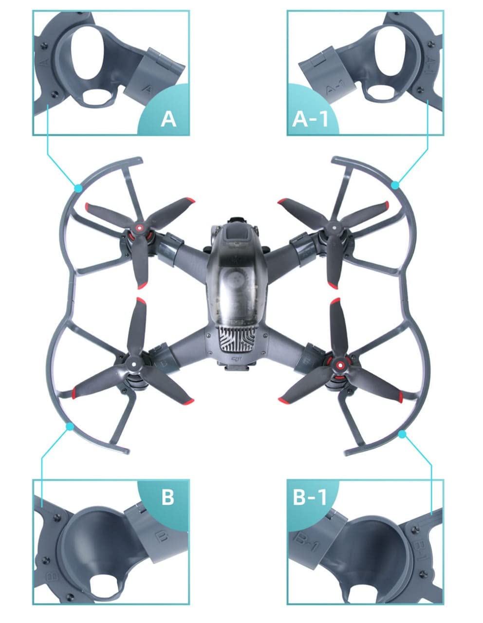 Propeller Guard for DJI FPV Propeller Protective Guard Accessories