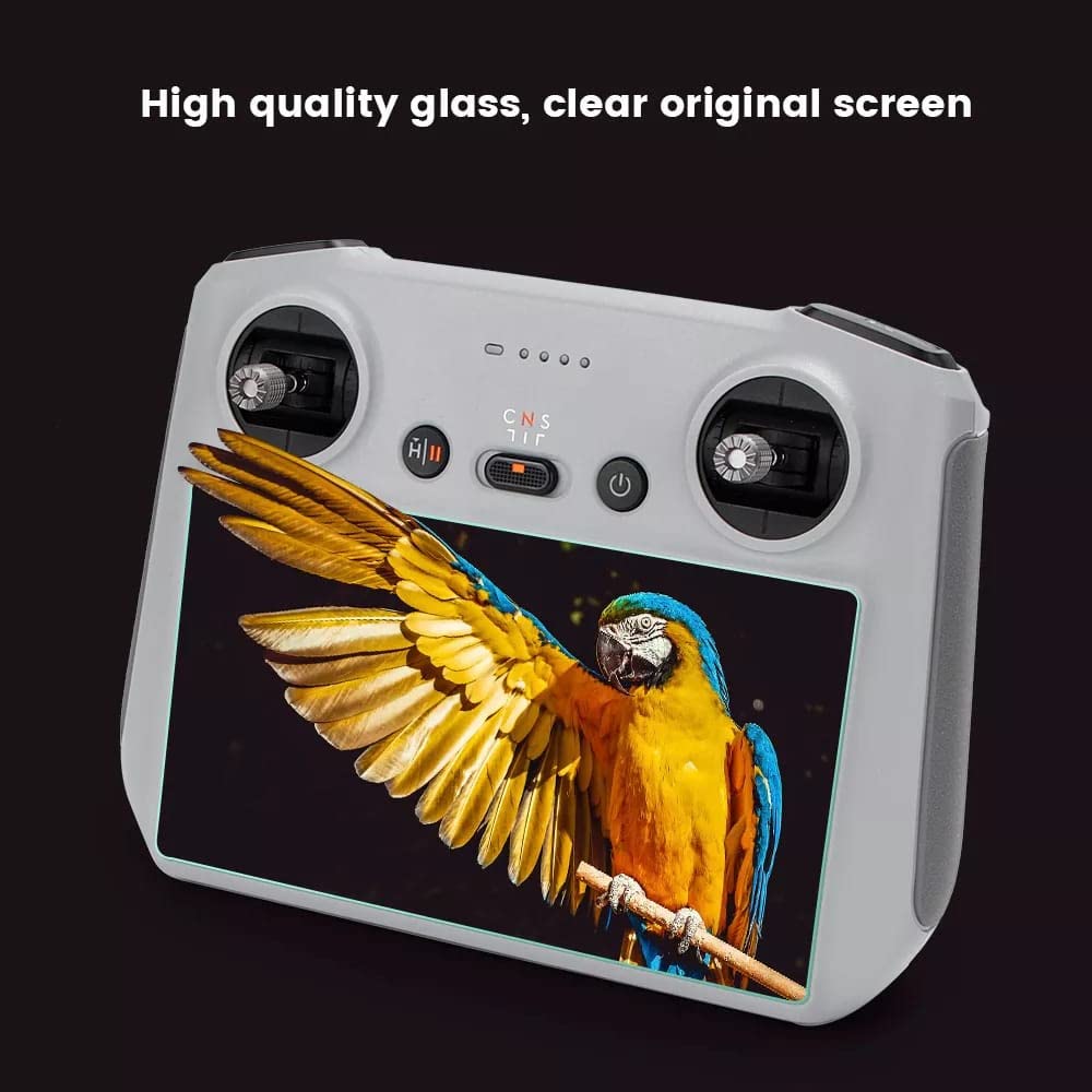 Tempered Glass for DJI Mini 3 Pro/Mavic 3 Classic Smart Remote Controller Screen (Pack Of 2) GetZget